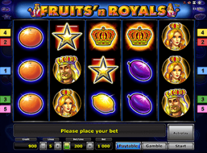 Fruits And Royals на зеркале максбетслотс